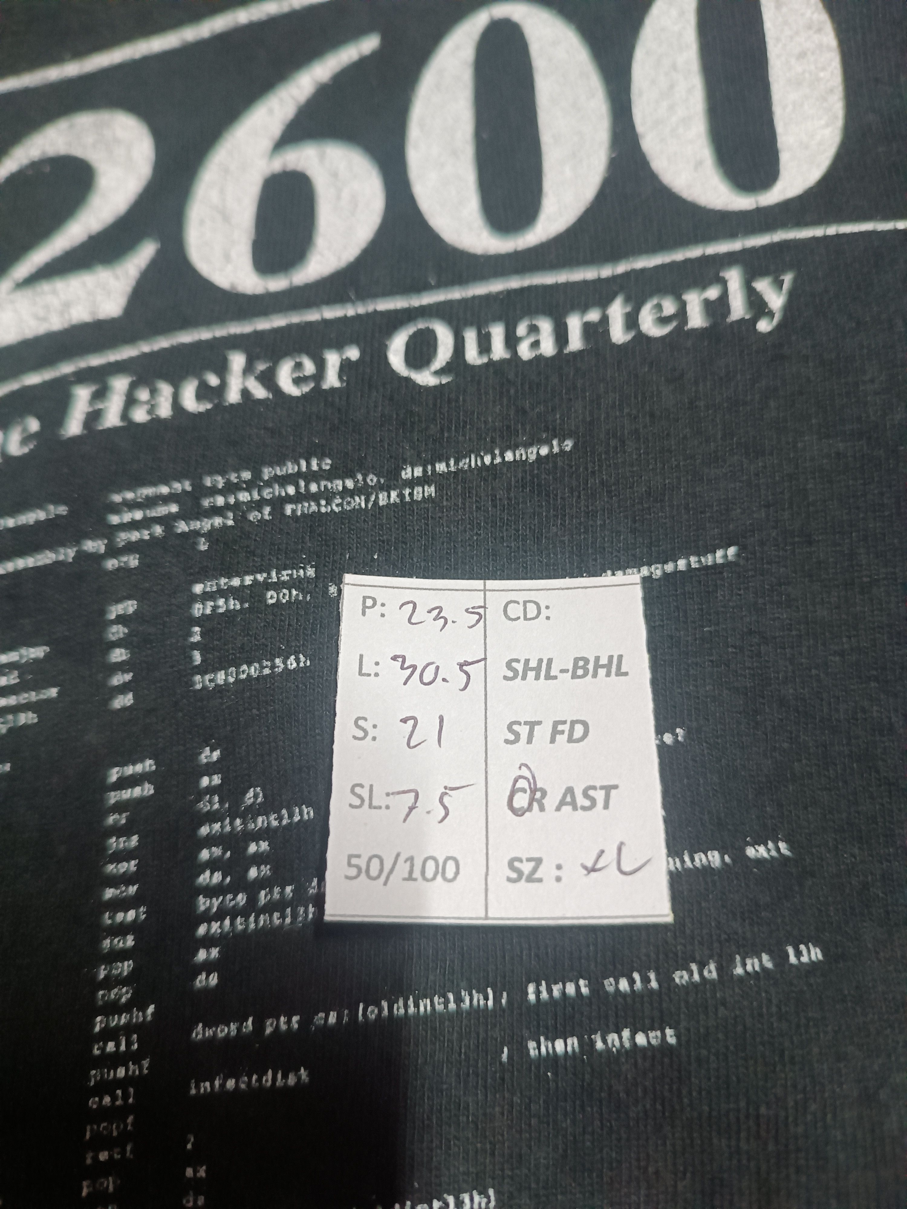Vintage VINTAGE 90'S 2600:THE HACKER QUARTERLY VERY RARE MICROSOFT Size US XL / EU 56 / 4 - 12 Thumbnail