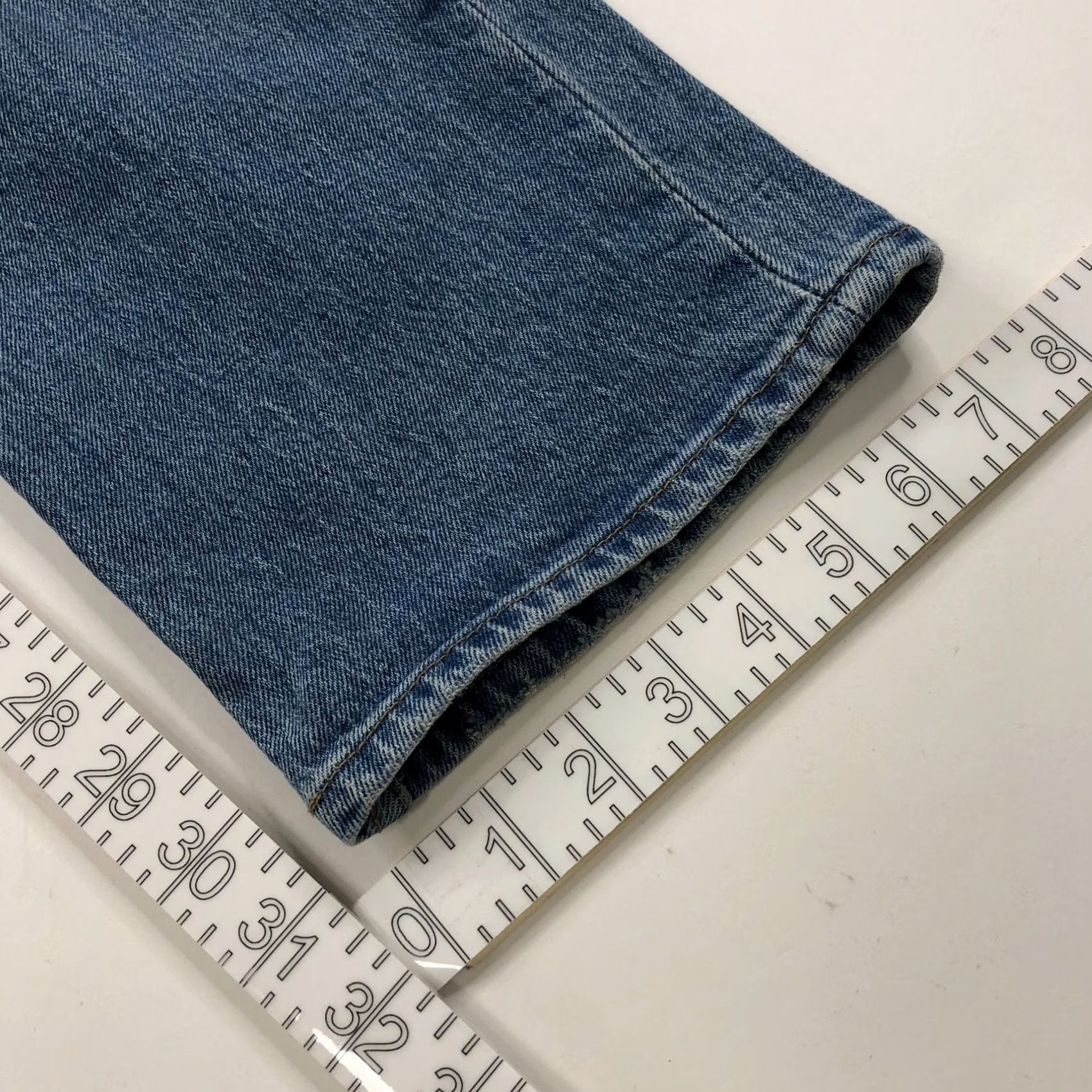 Abercrombie & Fitch Abercrombie & Fitch The 90's Straight Ultra High Rise Jeans 8R/29 30W 31L Denim Blue Womens Regular 5-Pocket Vintage? No Size 29" - 4 Thumbnail