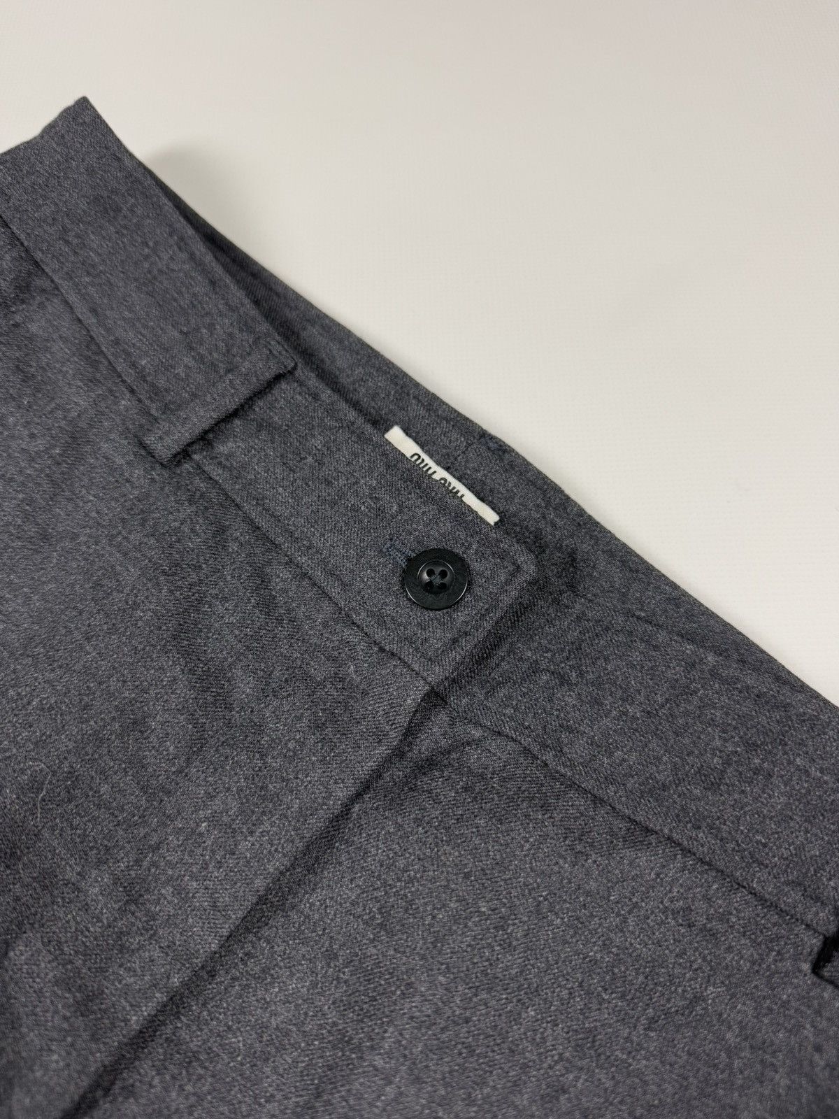 Miu Miu Miu Miu Ladies Virgin Wool Dress Pants Trousers Size 42 Size 28" / US 6 / IT 42 - 10 Thumbnail
