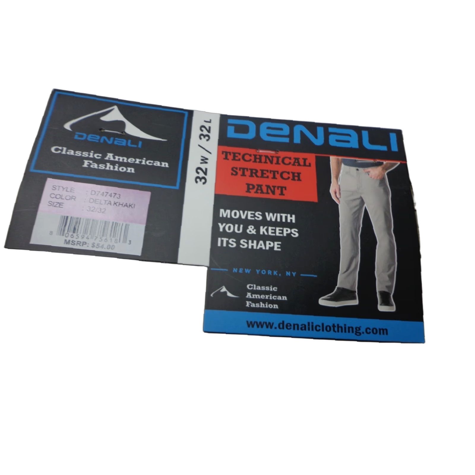 Vintage Denali Technical Stretch Pants Men 32/32 Beige Side Zippered Media Pocket NWT Size US 32 / EU 48 - 1 Thumbnail
