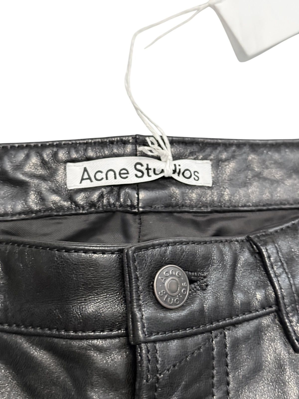 Acne Studios Heavy Leather Flare Bootcut Pant Size US 30 / EU 46 - 5 Thumbnail