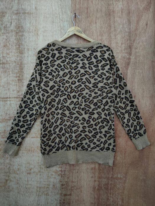 Aran Isles Knitwear Hyphen leopard cardigan mohair like number nine #46-193DLA Size US M / EU 48-50 / 2 - 11 Thumbnail