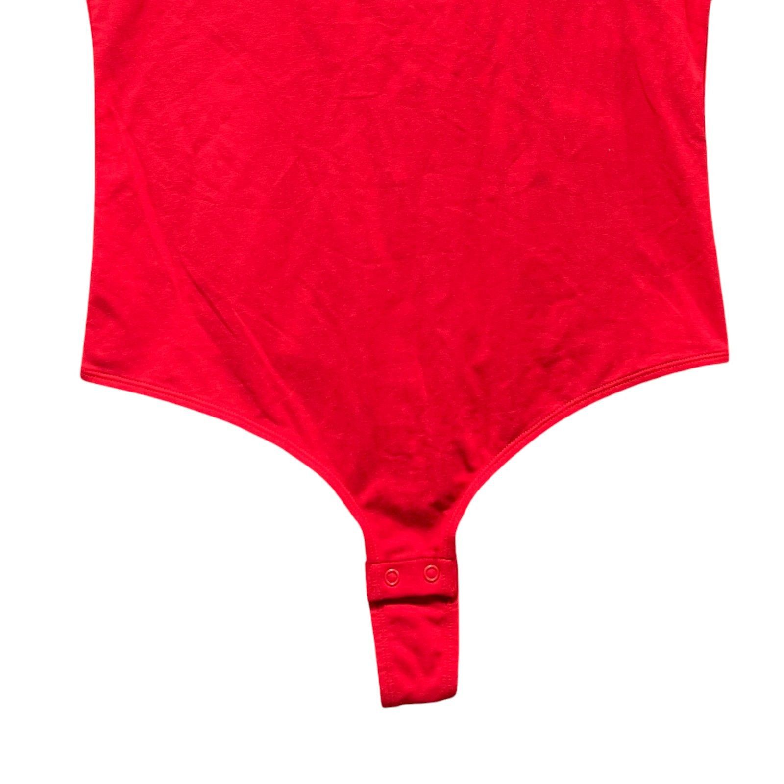 Other Auden - Women's Cotton Bodysuit - Red - Extra Large Size ONE SIZE - 15 Thumbnail