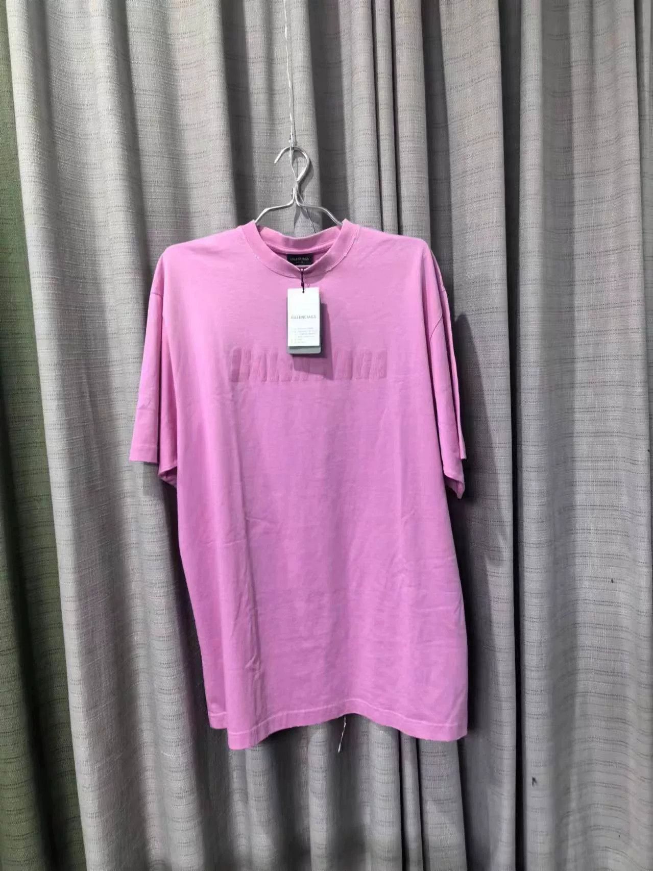 Balenciaga Balenciaga Pink Short Sleeve Tee Size US XXS / EU 40 - 1 Thumbnail