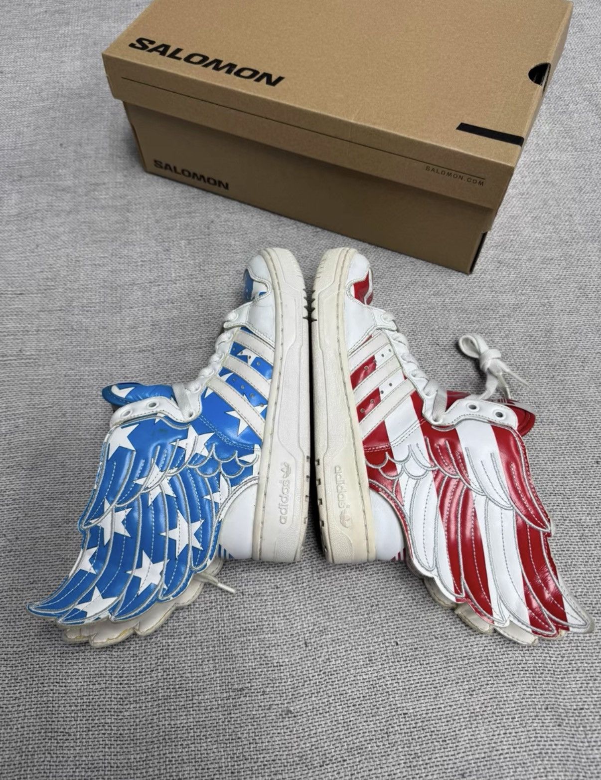 Adidas Adidas Jeremy Scott Wings 2.0 USA Flag K37 Size US 6.5 / IT 36.5 - 3 Thumbnail