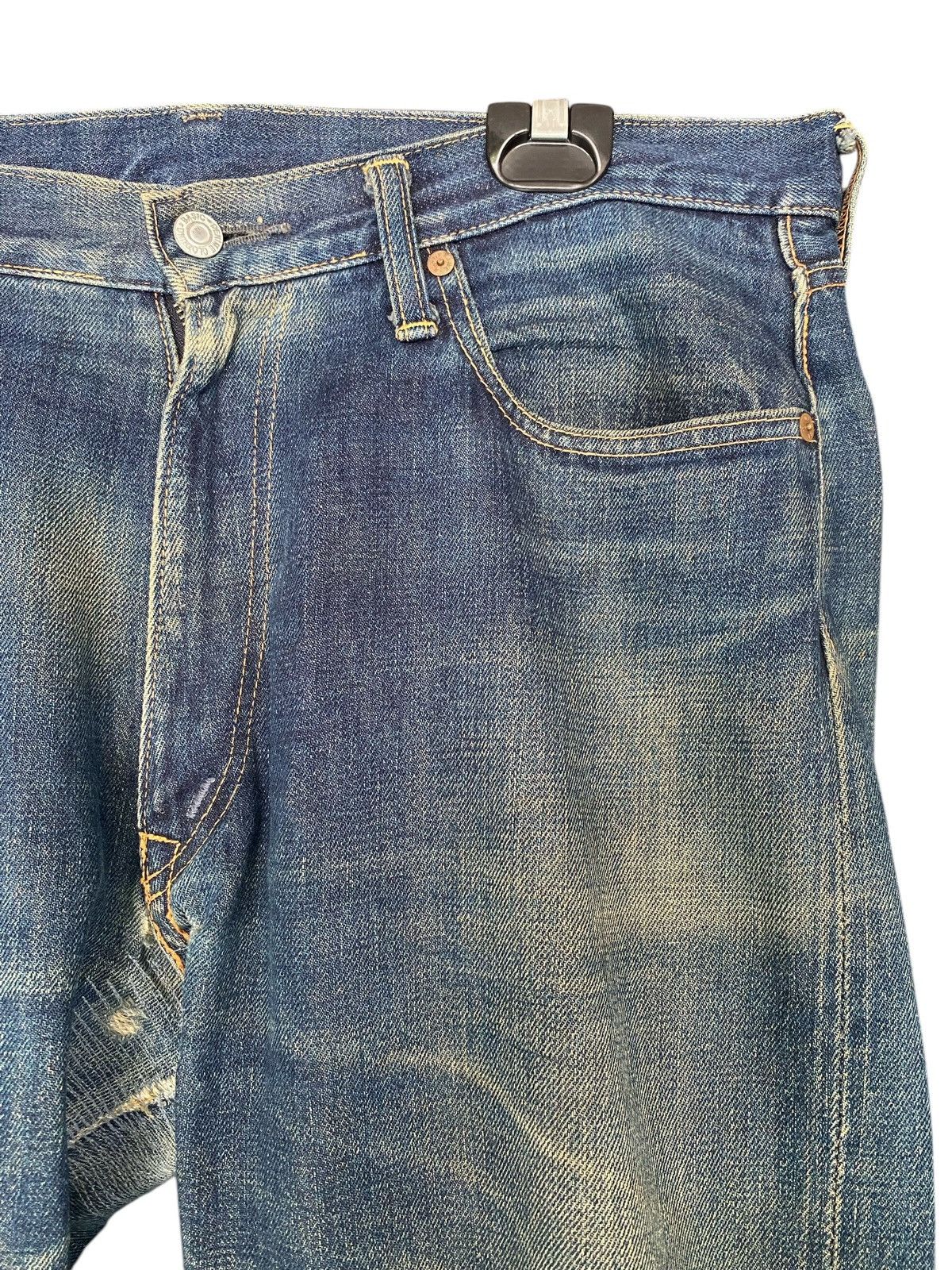 Denime Vintage🔥DENIME Selvage Aging Redline Jean W36 Size US 36 / EU 52 - 5 Thumbnail