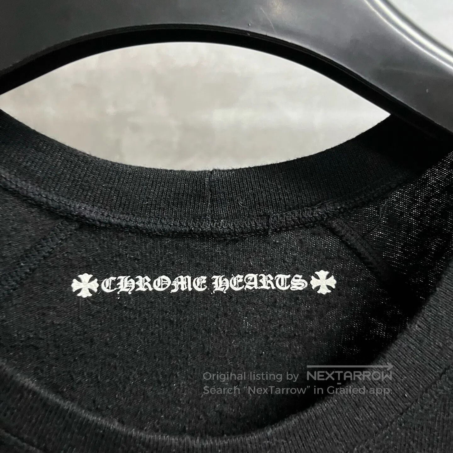Chrome Hearts CHROME HEARTS Printed round-neck short-sleeved knit sweate Size US S / EU 44-46 / 1 - 2 Thumbnail