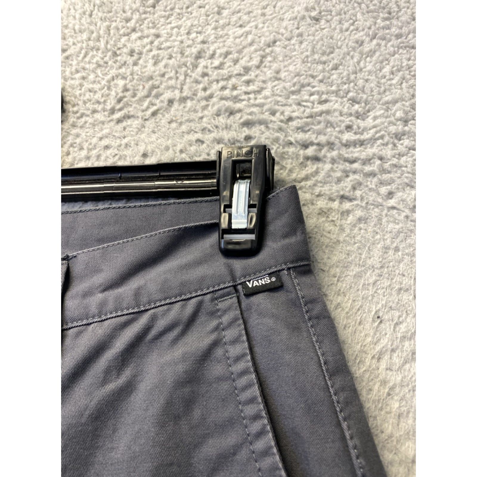 Vans VANS Chino Pants Men's 29 Gray Relaxed Fit Double Knee Casual Skater Size US 29 - 5 Thumbnail