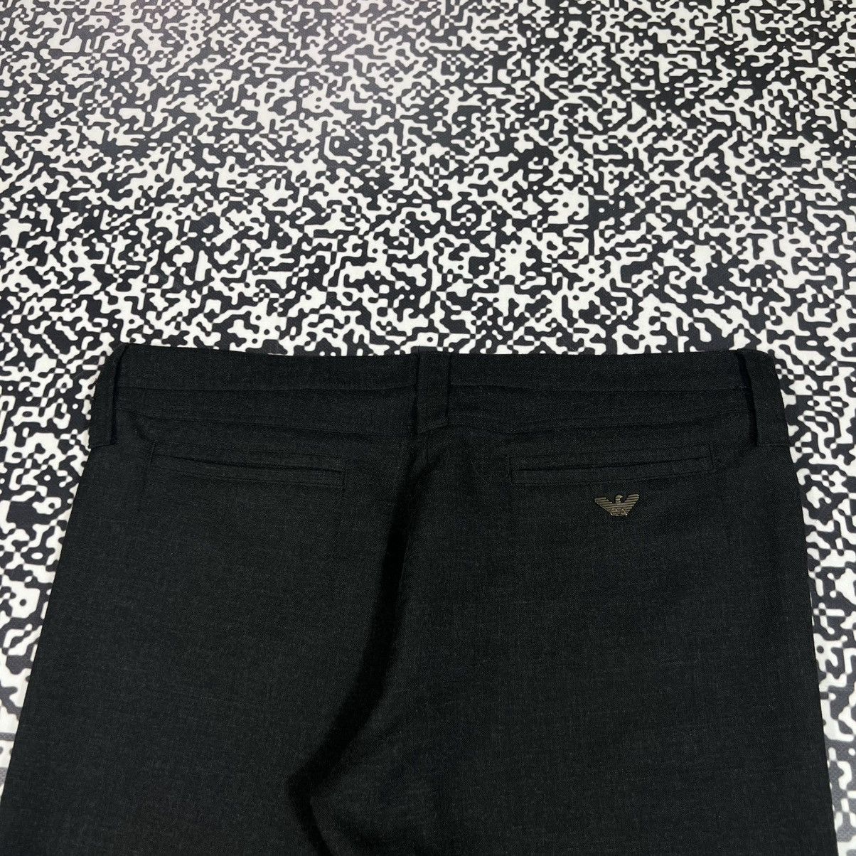 Armani Vintage Y2K Armani Jeans Luxury Flared Wide Classic Pants Size 29" - 7 Thumbnail