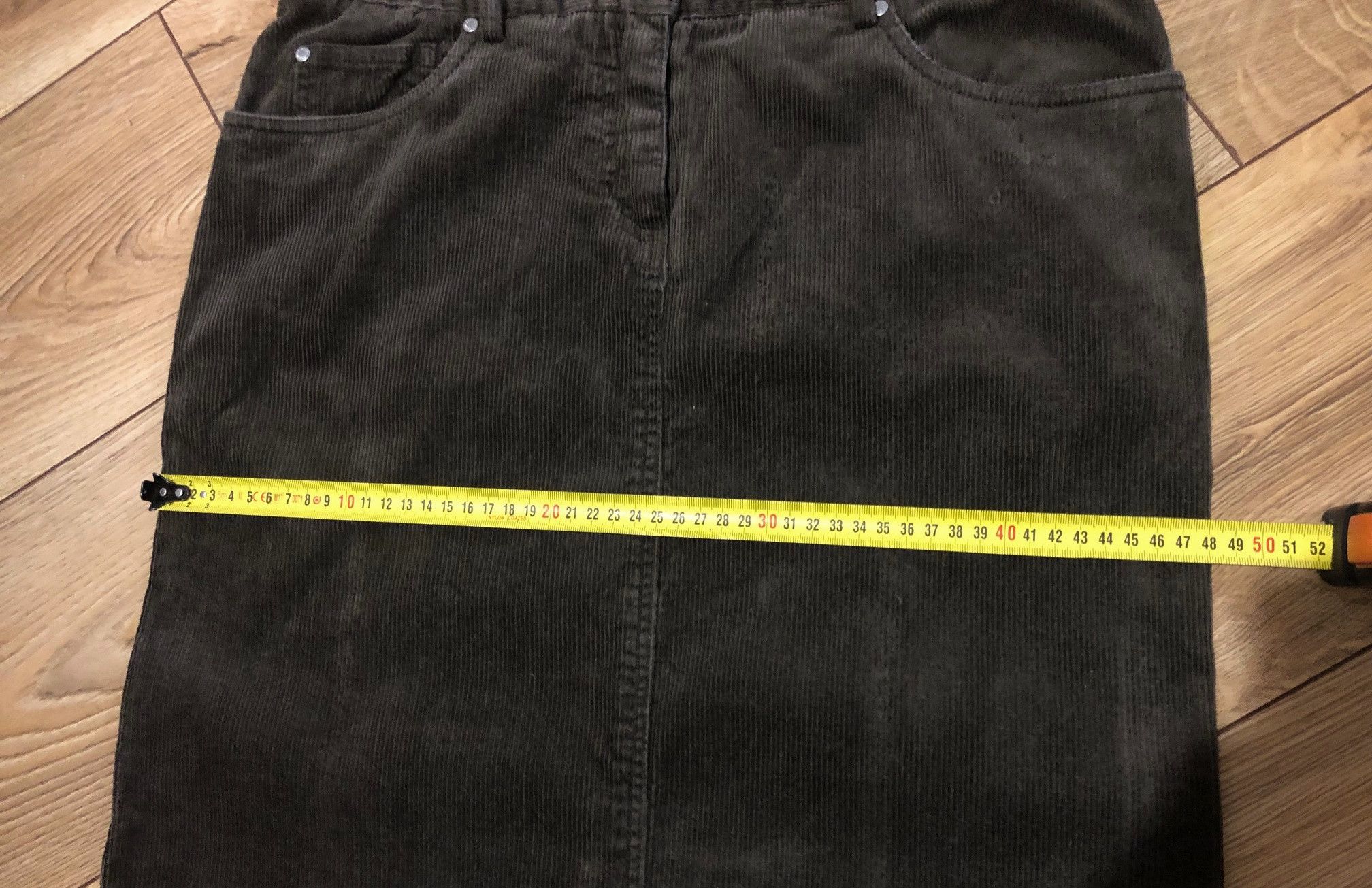 Other Long corduroy maxi skirt, brown, size M/38 Size 32" / US 10 / IT 46 - 4 Thumbnail