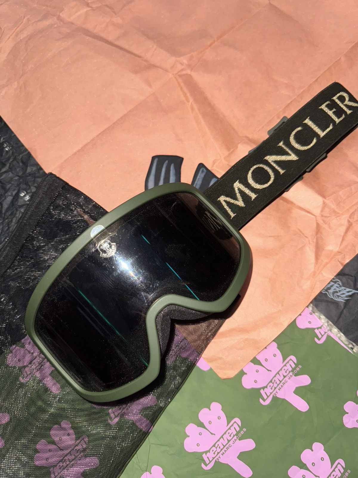 Moncler Moncler Army Green Terrabeam Goggles Size ONE SIZE - 1 Thumbnail