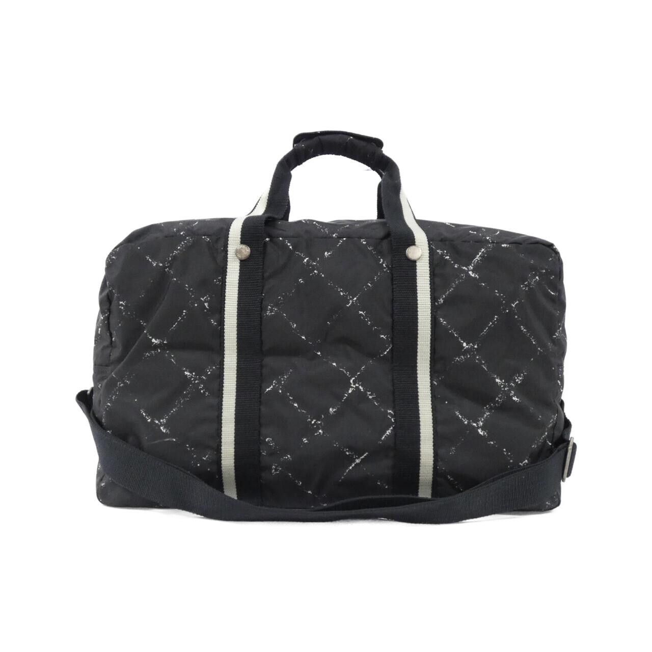 Chanel Chanel Chanel Travel Line Nylon Boston Bag Textile Travel Bag DUTY FREE for USA Size ONE SIZE - 1 Thumbnail
