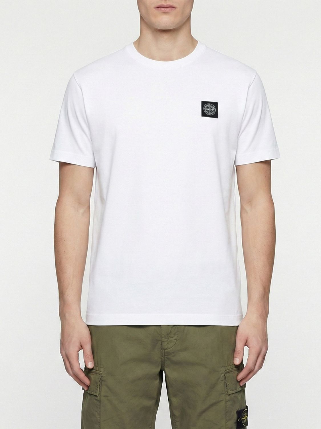 Stone Island Stone Island T-Shirt Men White Size US L / EU 52-54 / 3 - 1 Thumbnail