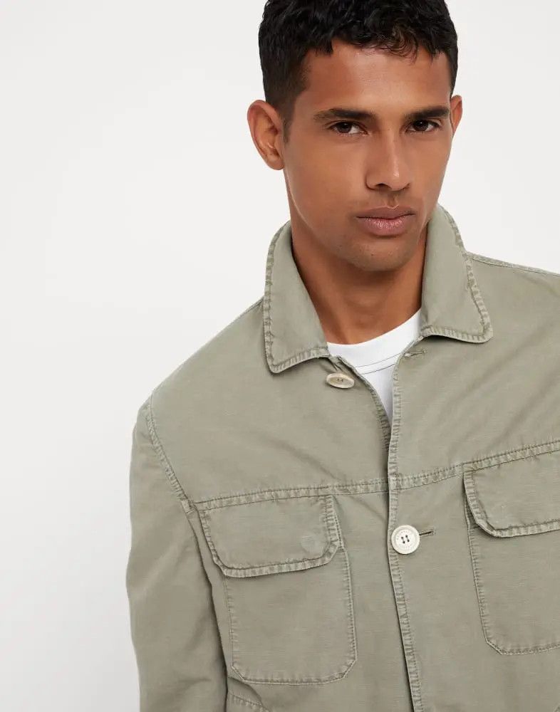 Brunello Cucinelli o1w1db10925 Long Jacket in Bright Green Size US L / EU 52-54 / 3 - 2 Thumbnail
