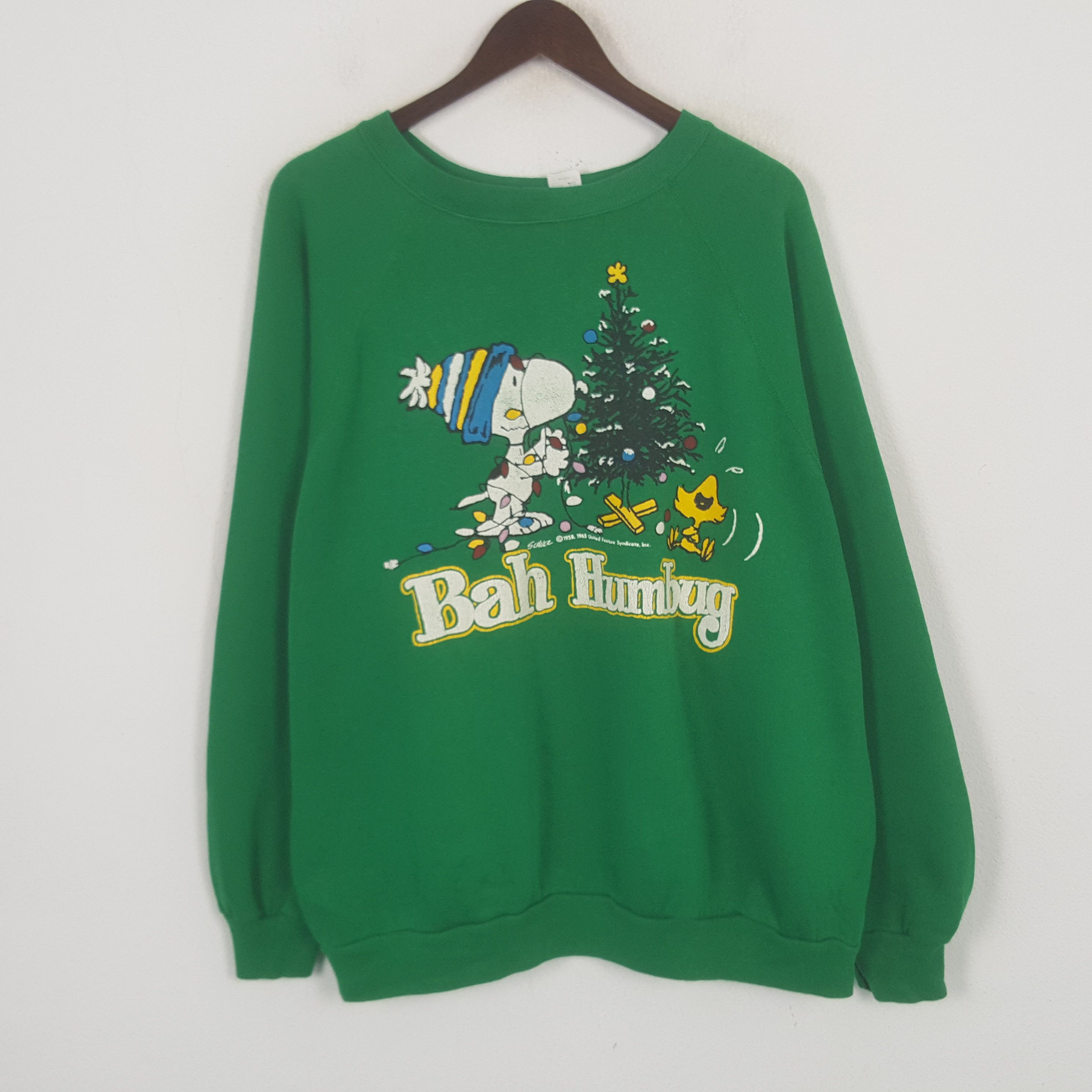 Vintage Vintage Snoopy Bag Humbug Sweatshirt Size US XL / EU 56 / 4 - 1 Thumbnail