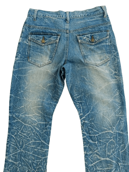 Vintage Vintage SUNLUCAS Jean's Flash Light Style Japanese Brand Size US 30 / EU 46 - 4 Thumbnail