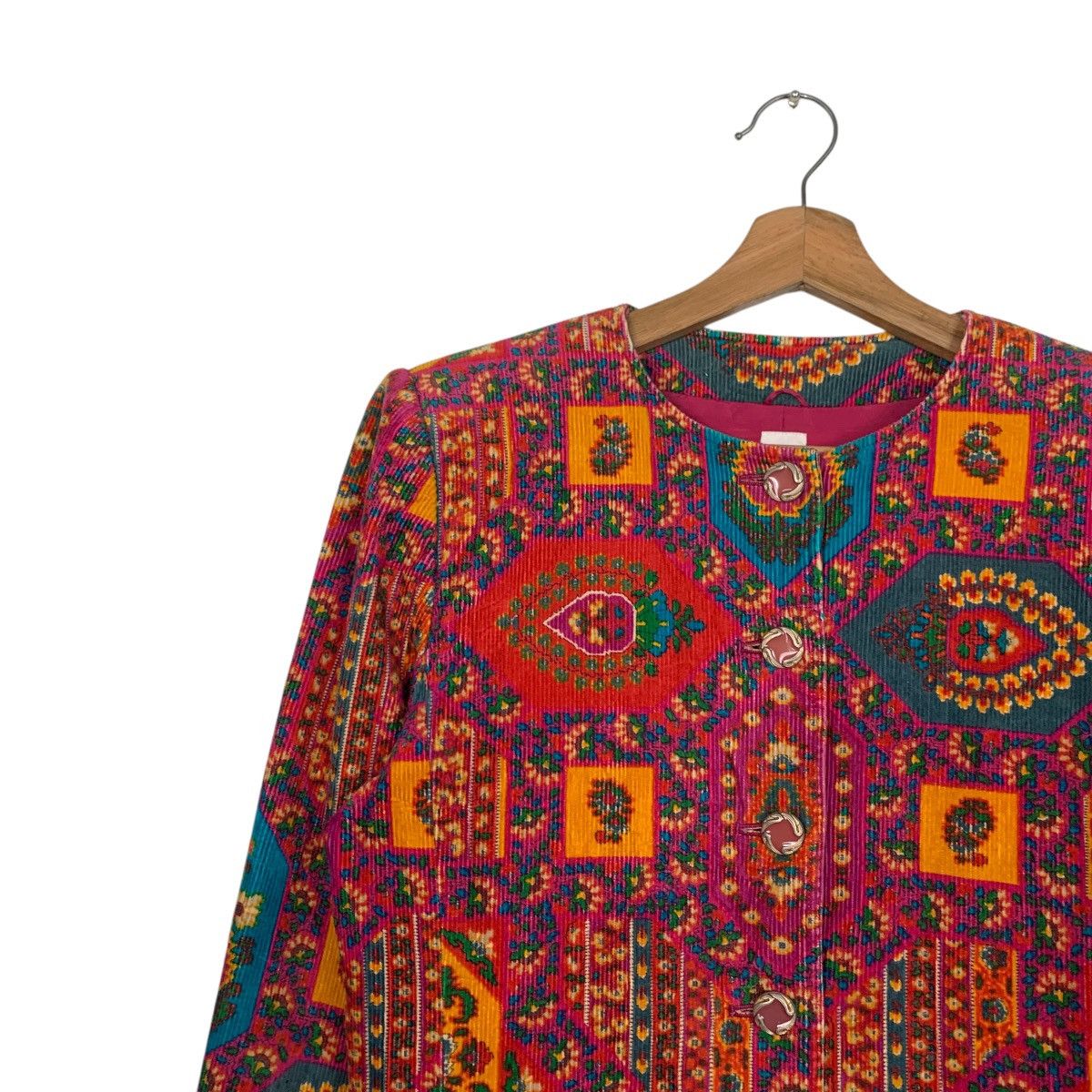 Ungaro Paris 90's UNGARO Tapestry Jacquard Pattern Jacket #2728-C123 Size S / US 4 / IT 40 - 6 Thumbnail