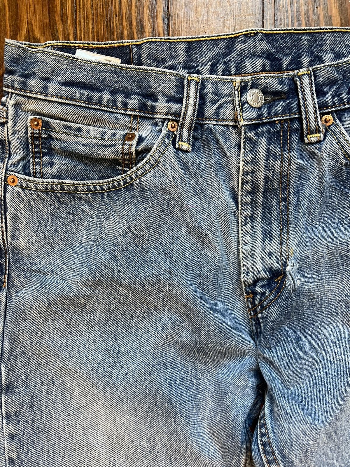 Levi's Vintage Clothing Levi's 505 Denim Blue Jeans Vintage, USA Made, Size 34x30 Size US 34 / EU 50 - 3 Thumbnail