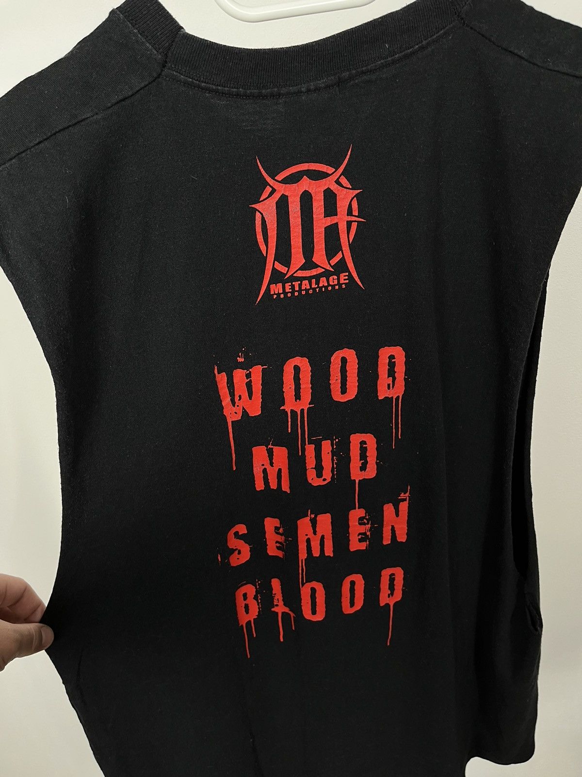 Band Tees × Vintage Vintage 2000’s Desecration Band Rock Sleeveless Tank Top Size US XL / EU 56 / 4 - 8 Thumbnail