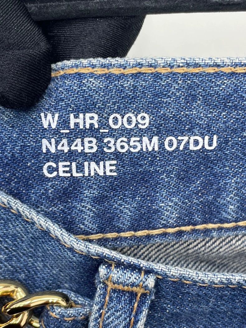 Celine Celine Chain Denim Jeans Size 28 Size US 28 / EU 44 - 6 Thumbnail