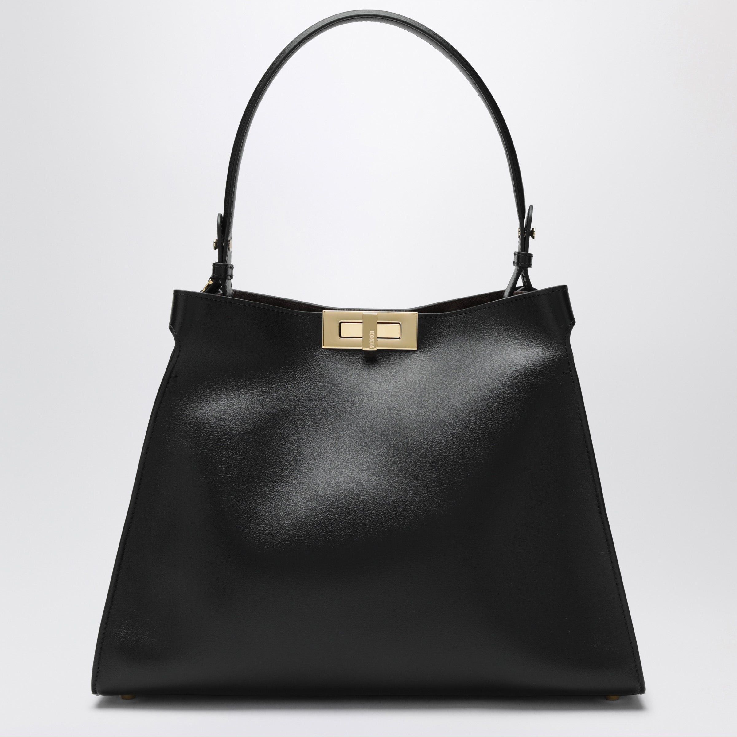 Fendi Fendi Fendi Way Medium Bag In Black Leather And Chocolate Suede Size ONE SIZE - 1 Thumbnail