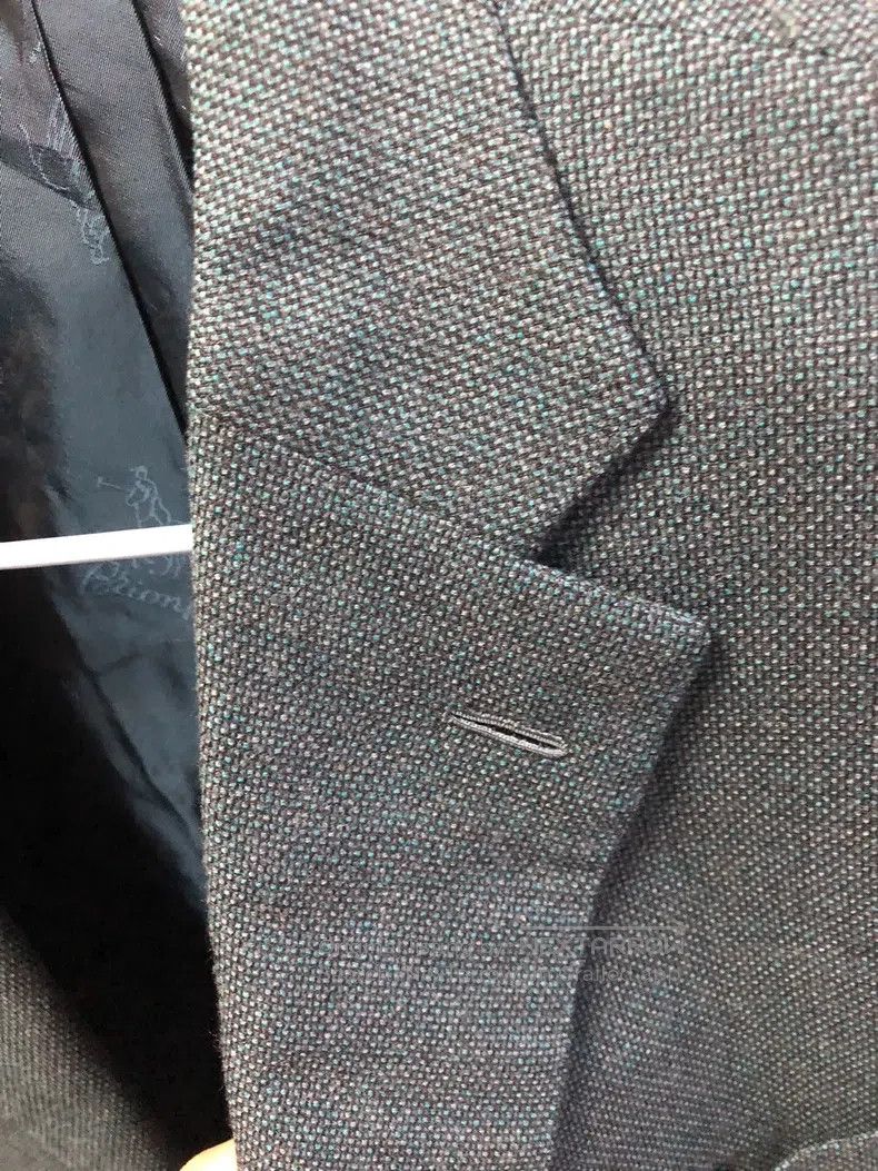 Brioni Brioni Peacock Blue Knitted Suit Size US M / EU 48-50 / 2 - 5 Thumbnail