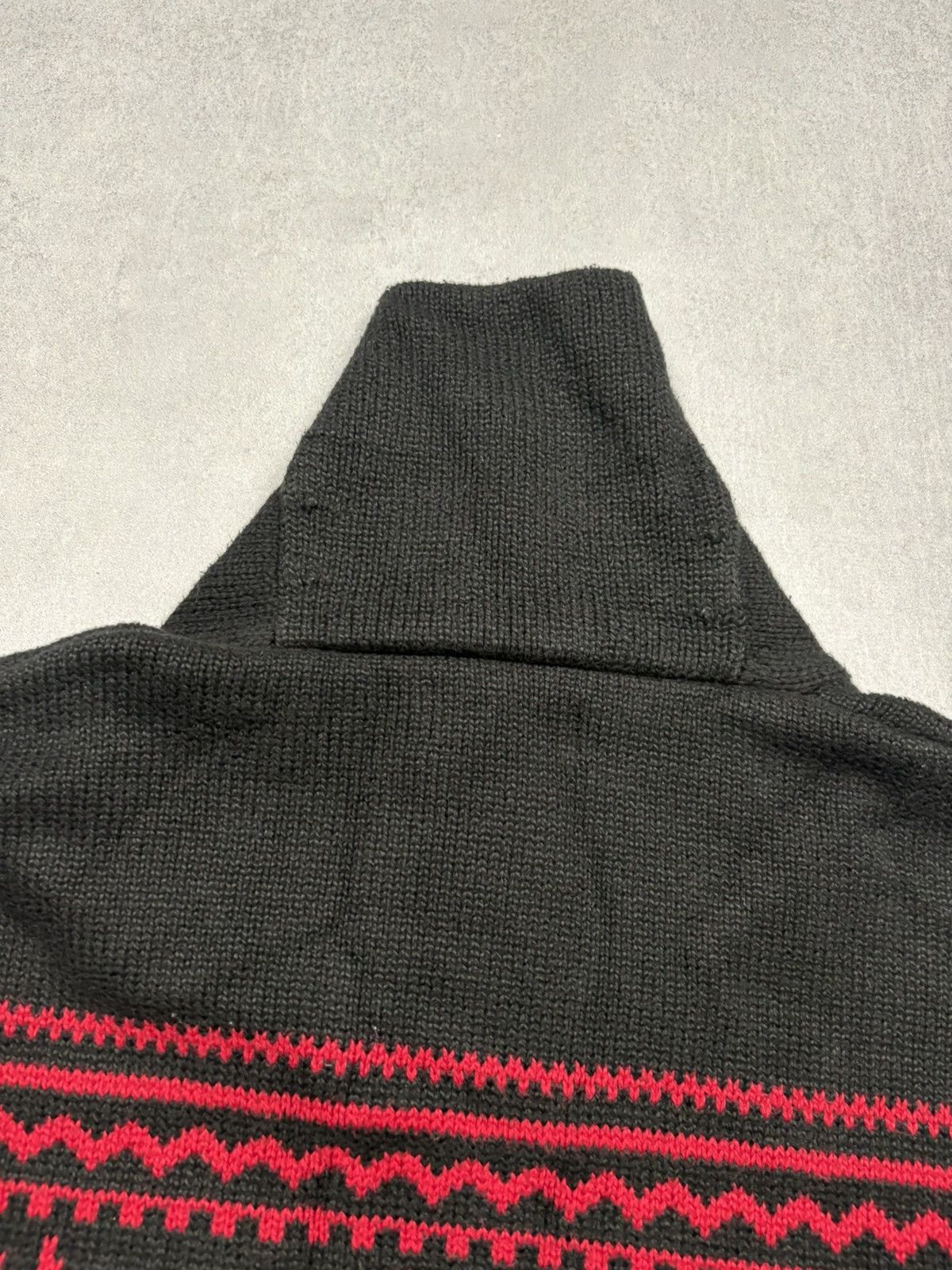 Polo Ralph Lauren Polo Ralph Lauren Snowflake Nordic Shawl Collar Sweater VTG Size US XL / EU 56 / 4 - 22 Thumbnail