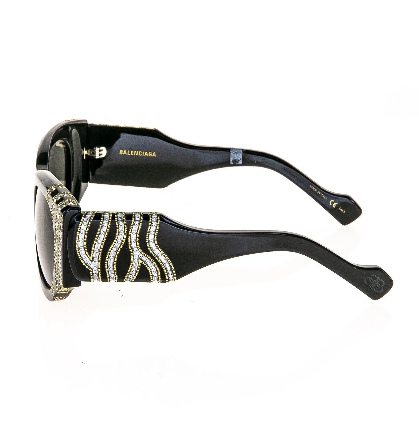 Balenciaga BALENCIAGA PARIS CAT 0070 Black 007 Sunglasses BB0070S 005 Size ONE SIZE - 6 Thumbnail