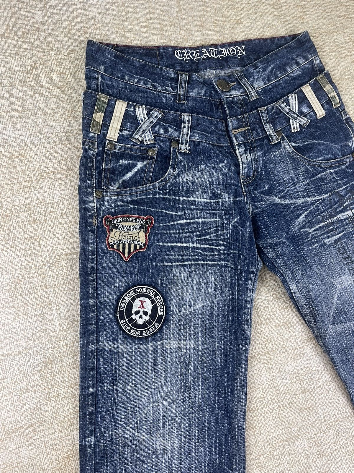 Hysteric Glamour Vintage Hysteric Glamour Creation Double Waist Denim Pants Size US 32 / EU 48 - 6 Thumbnail