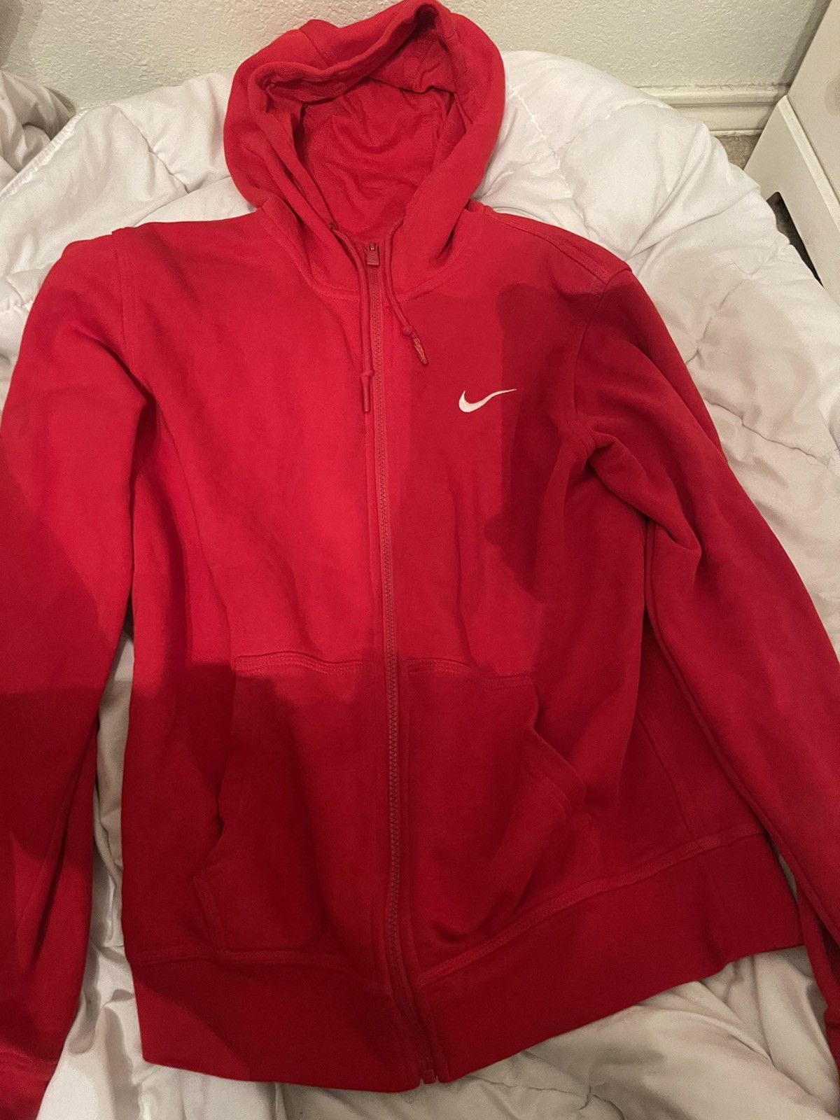 Nike Red Nike Zip Up Jacket Size US S / EU 44-46 / 1 - 1 Thumbnail