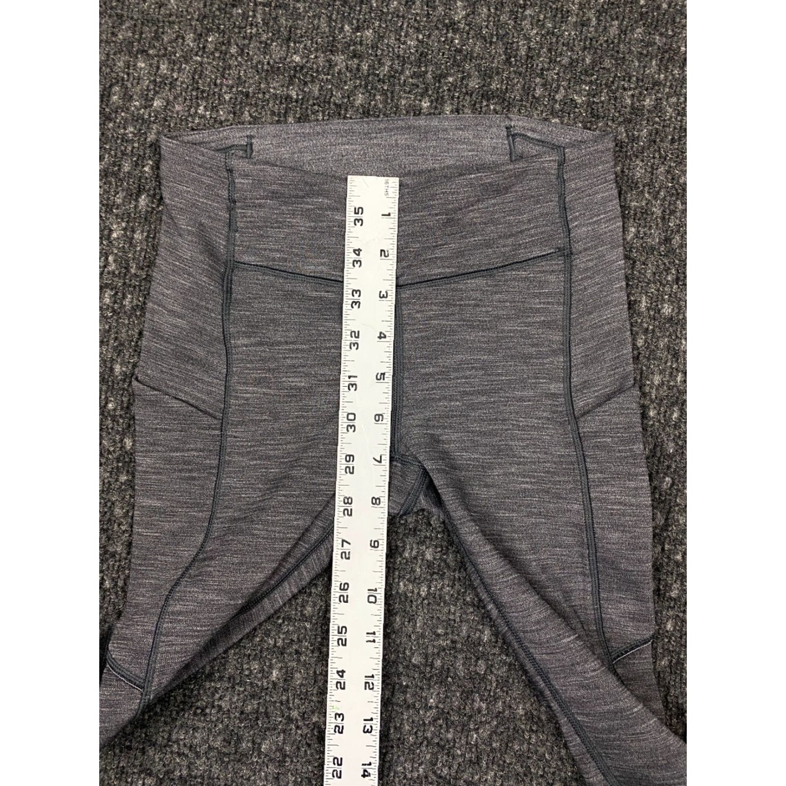 Lululemon Lululemon Speed Up Legging Yoga Pants Size 2 Heathered Gray Athleisure Womens Skinny Compression Size 26" / US 2 / IT 38 - 7 Thumbnail
