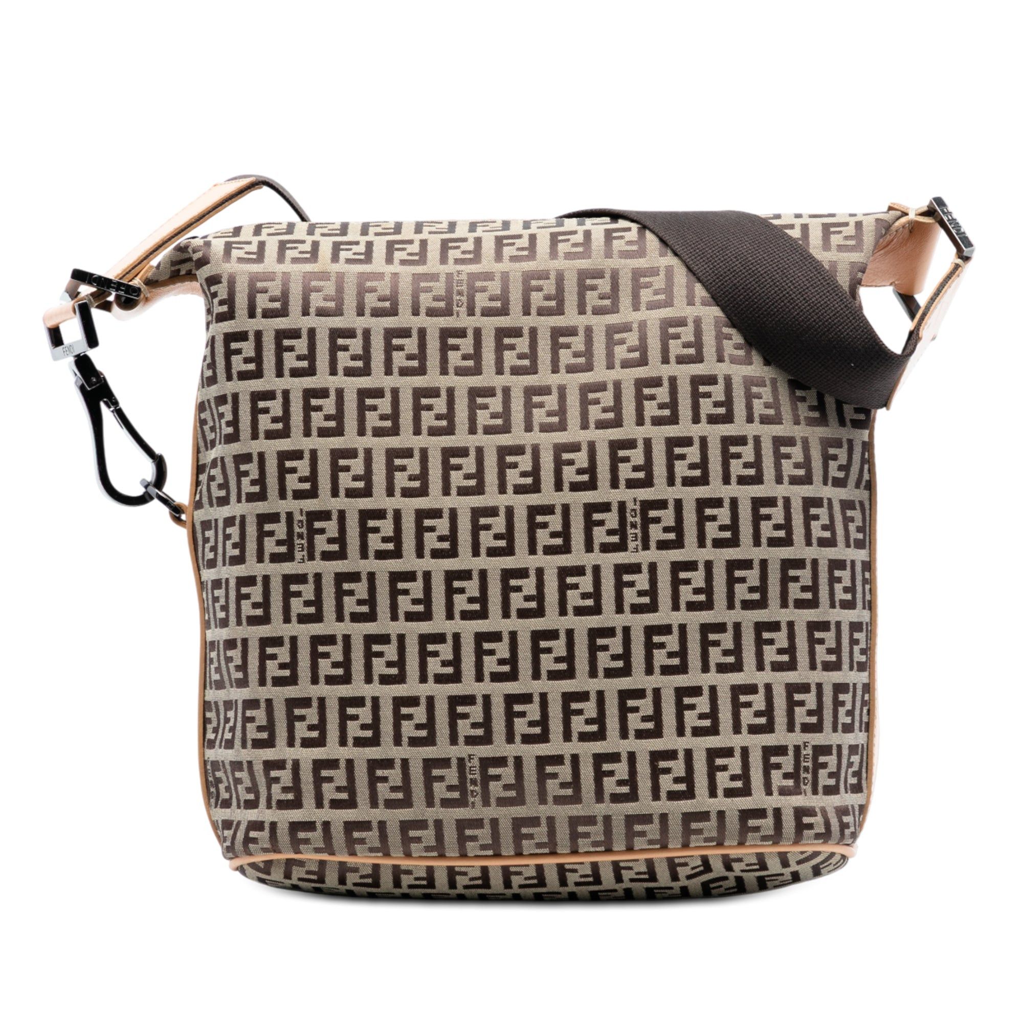 Fendi Zucchino Canvas Shoulder Bag Size ONE SIZE - 1 Thumbnail