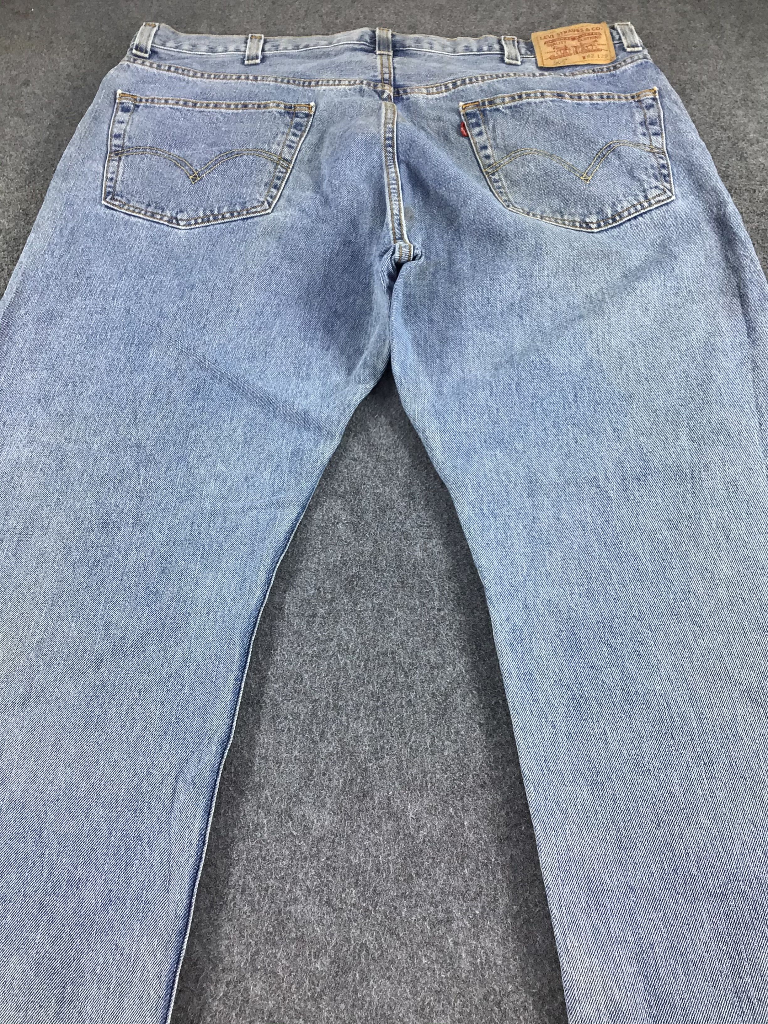 Levi's Vintage Levis 505 Jeans Stone Wash -J480 Size US 35 - 4 Thumbnail
