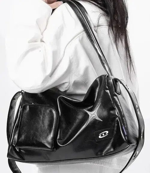 Japanese Brand Y2K Fashion pu leather Shoulder Bag Size ONE SIZE - 4 Thumbnail