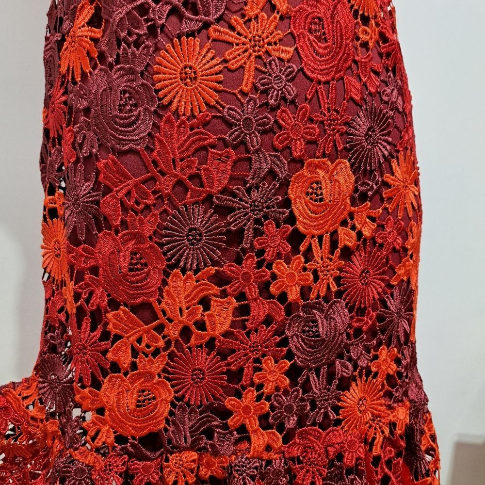 Anthropologie Anthropologie Eva Franco Brigitte Floral Lace Embroidered Cr Size XS / US 0-2 / IT 36-38 - 8 Thumbnail