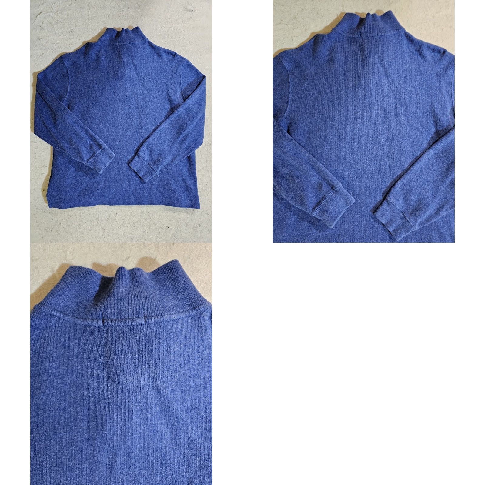 Polo Ralph Lauren Polo Ralph Lauren Classic Jersey 1/4 Zip Pullover Jumper Mens XL Blue Jersey Sweatshirt Size US XL / EU 56 / 4 - 8 Thumbnail
