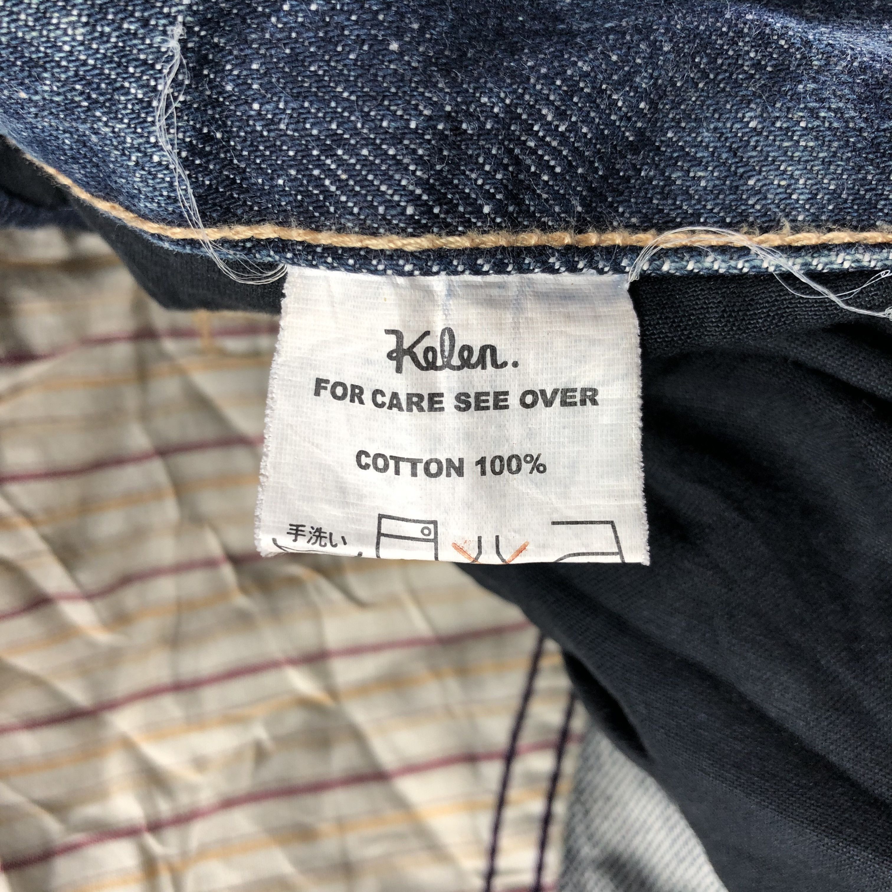 Japanese Brand Vintage Kelen Jeans-J3865 Size US 37 - 10 Thumbnail