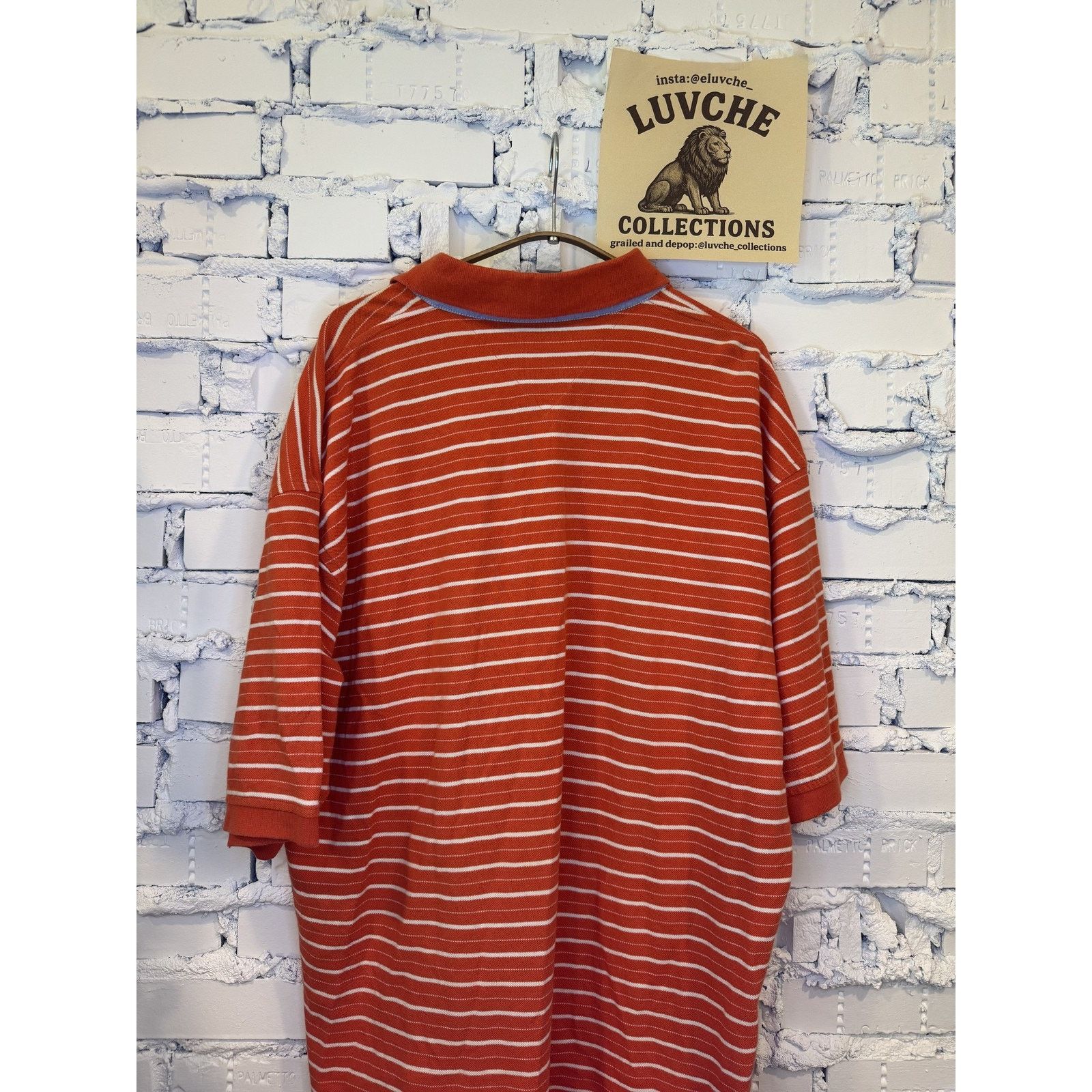 Tommy Hilfiger Tommy Hilfiger Shirt Mens 2XL Red White Striped Polo Size US XXL / EU 58 / 5 - 2 Thumbnail