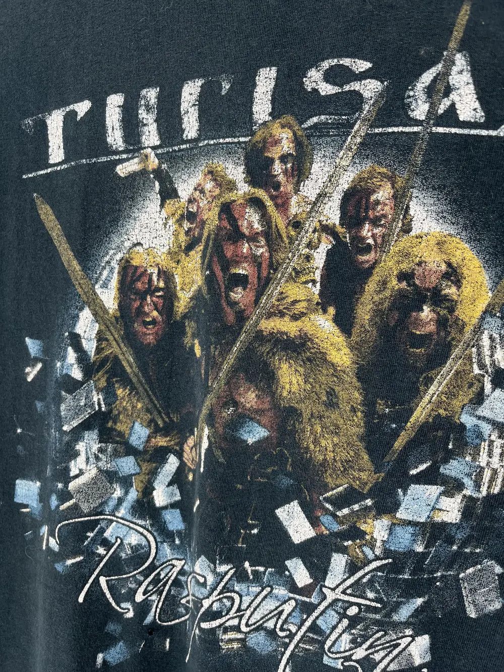 Band Tees Vintage Turisas Metal Band Rasputin Black T-Shirt Size US L / EU 52-54 / 3 - 7 Thumbnail