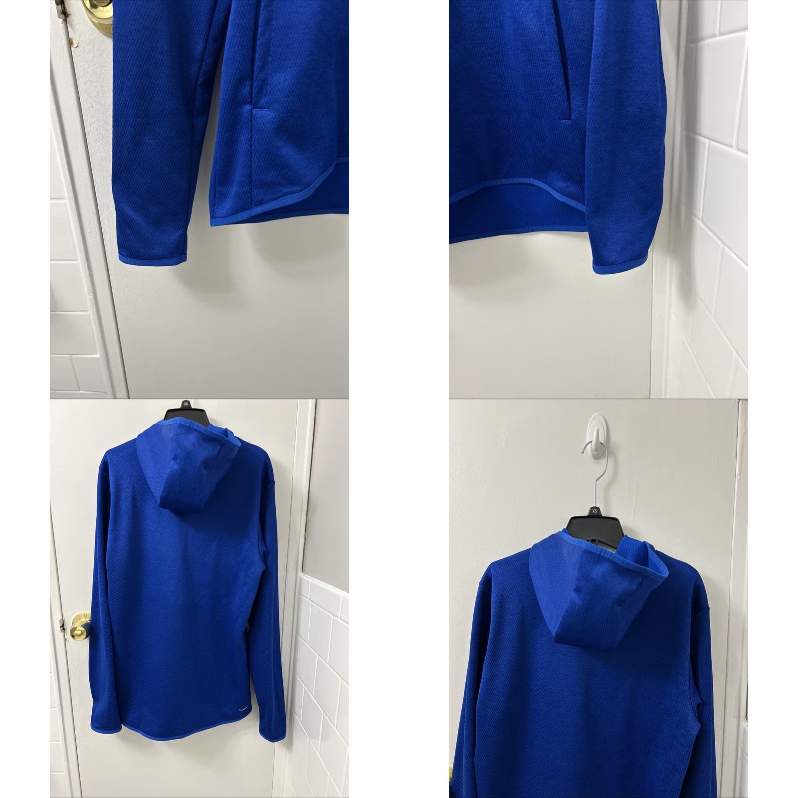 Adidas Adidas Hoodie Mens Small Royal Blue Ti GFX Logo Pullover Sweatshirt Sports Hoodie Mens Size US S / EU 44-46 / 1 - 8 Thumbnail