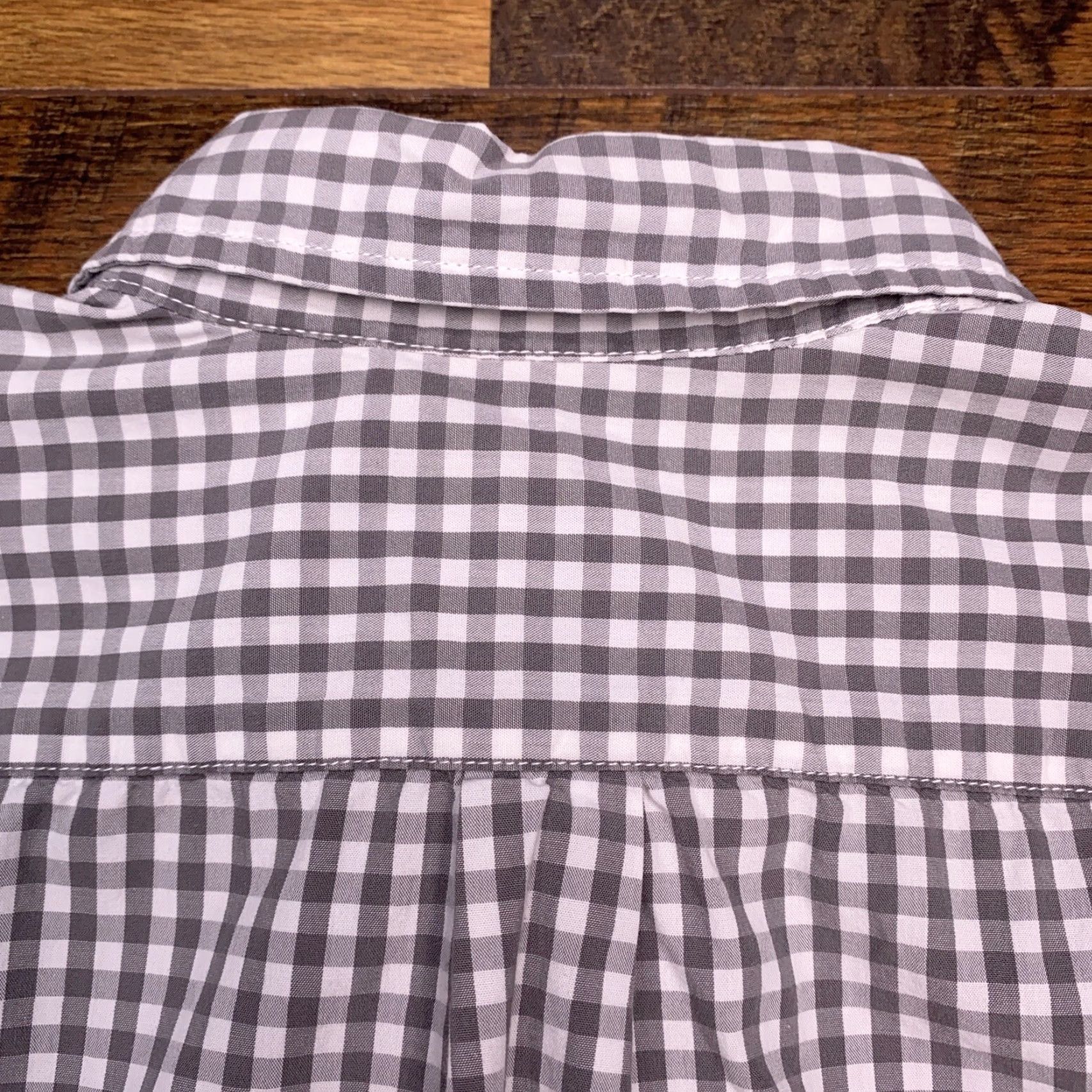 Levi's Levi's Shirt Adult Large Gray Front Pocket Check Button Up Mens Size US L / EU 52-54 / 3 - 7 Thumbnail