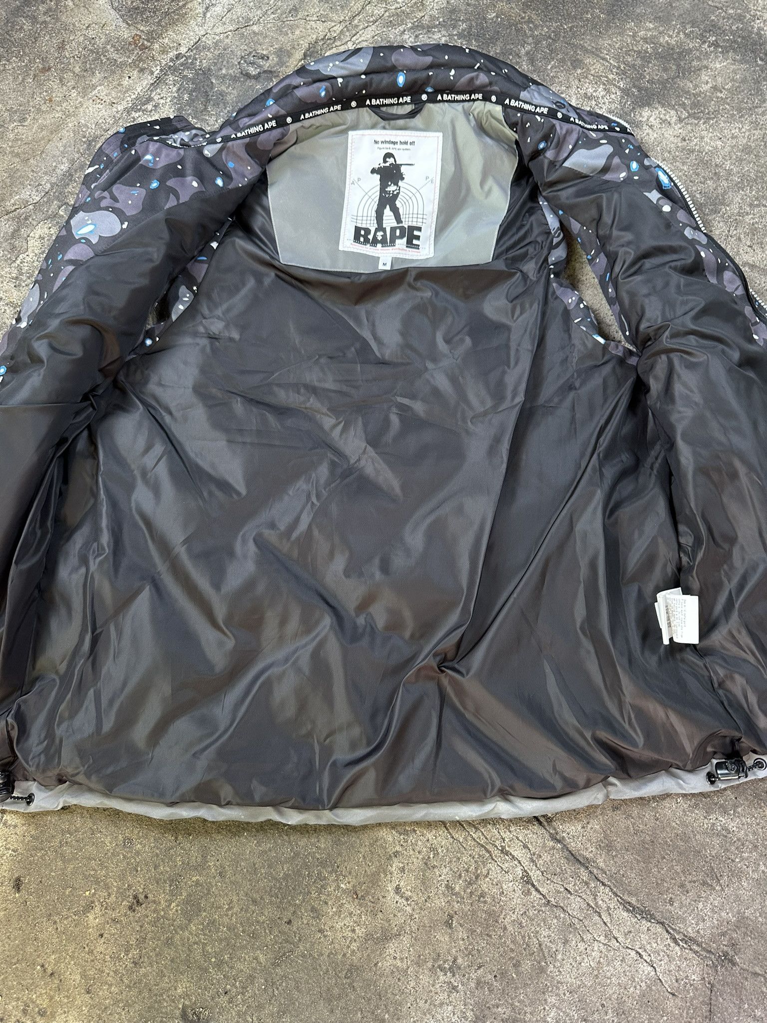 Bape BAPE Space Camo Down Puffer Vest Size US M / EU 48-50 / 2 - 6 Thumbnail
