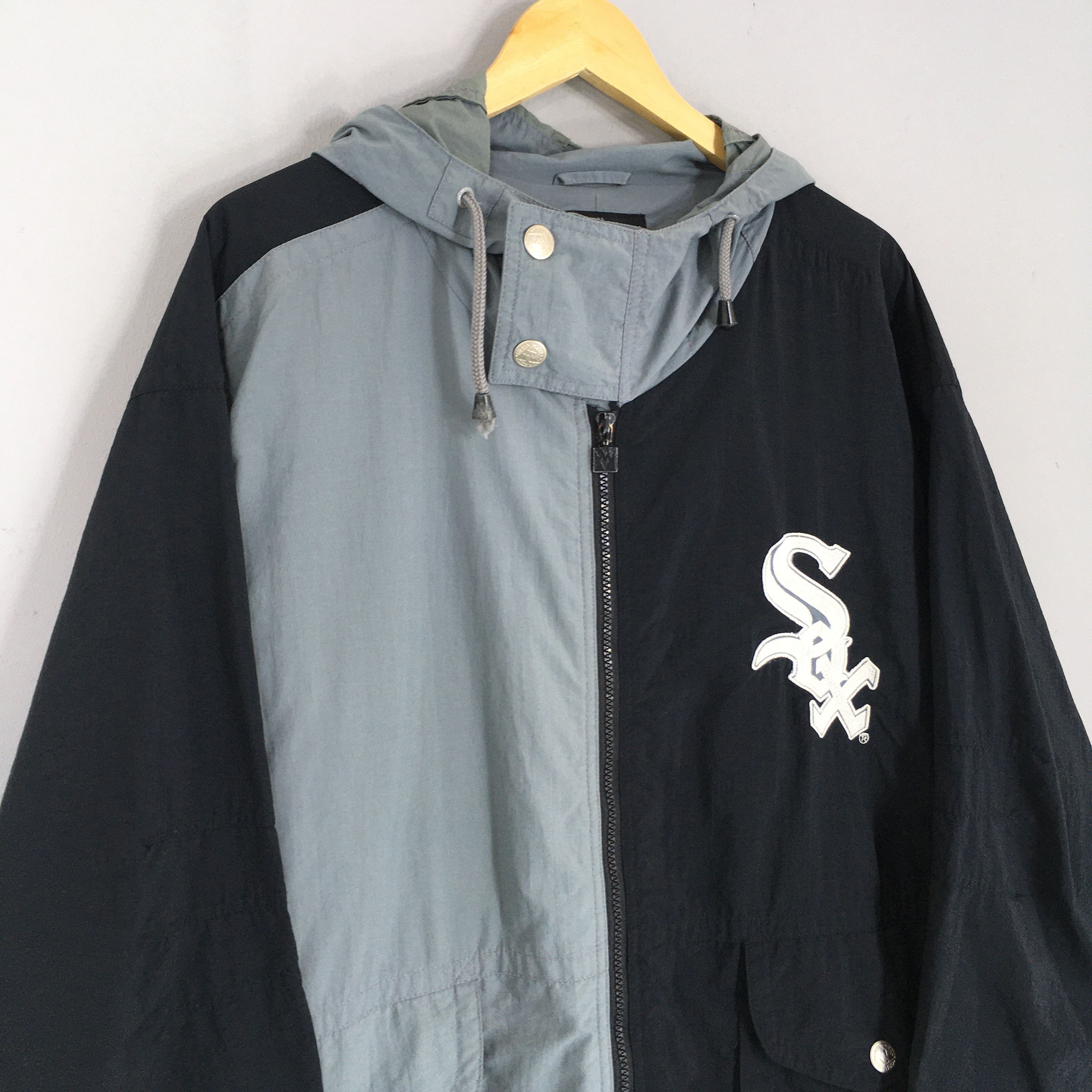 MLB × Vintage Vintage Chicago White Sox MLB Zipper Jacket Large Size US L / EU 52-54 / 3 - 3 Thumbnail