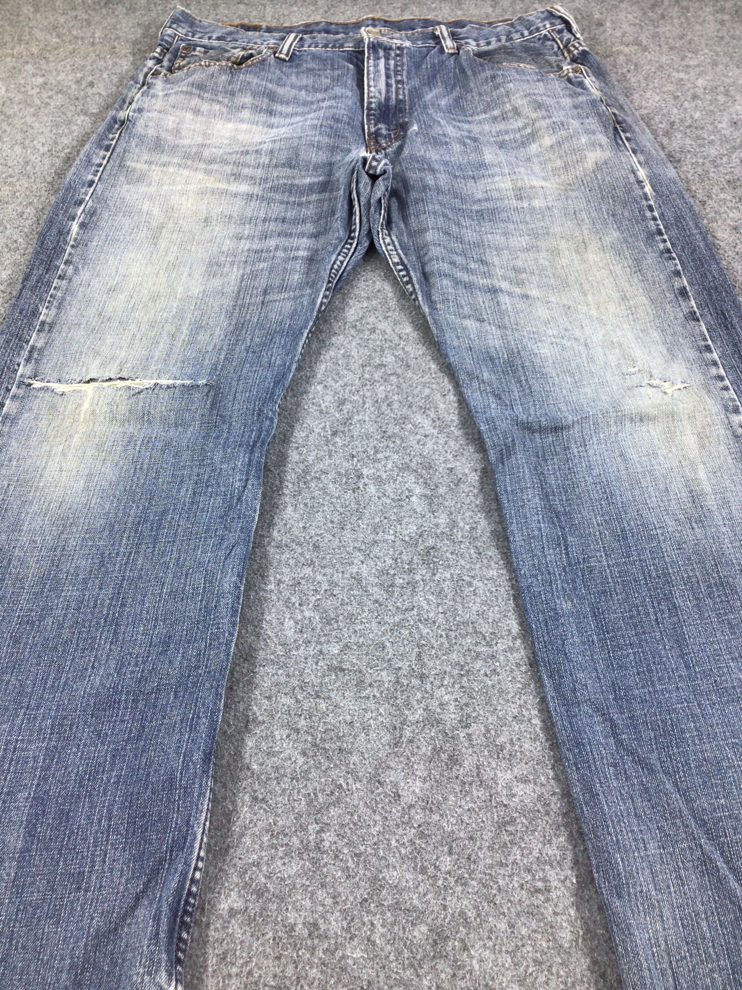 Levi's Vintage Levis 569 Jeans Distressed Denim -J845 Size US 36 / EU 52 - 3 Thumbnail