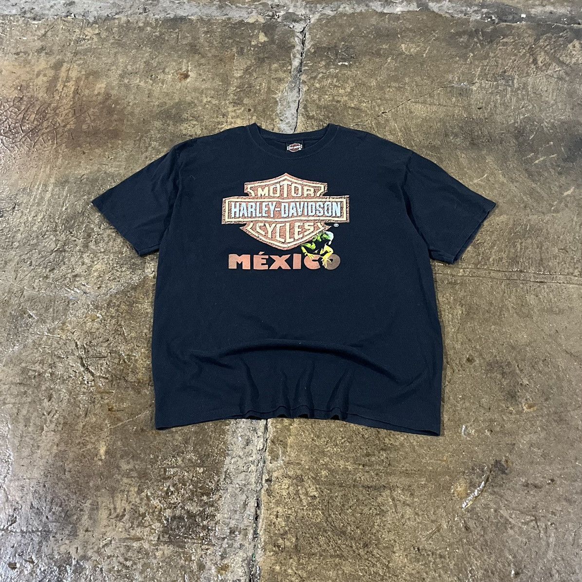 Harley Davidson × Vintage Crazy Vintage Harley Davidson Mexico Biker Tee Shirt Size XL Size US XL / EU 56 / 4 - 1 Thumbnail