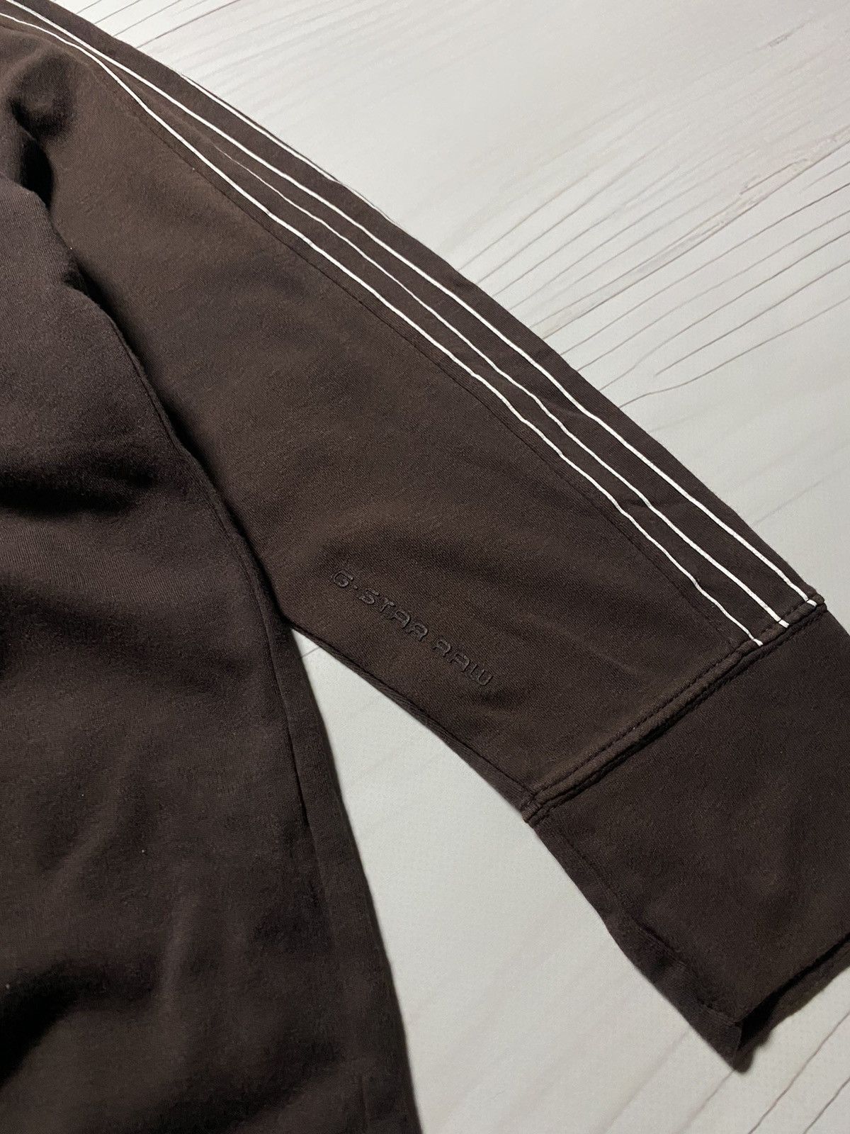 G-Star Vintage G Star Raw faded brown y2k zip sweatshirt Size US L / EU 52-54 / 3 - 9 Thumbnail