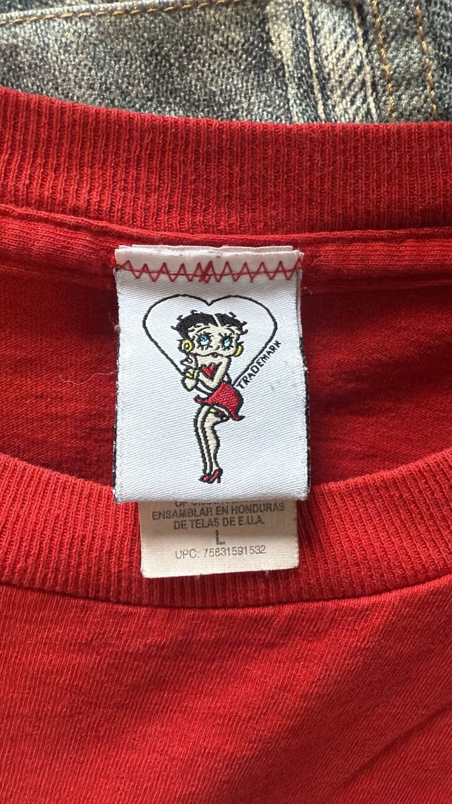 Vintage Vintage Betty Boop “Bad As I Wanna Be!” Tee 🅱️🏍️❤️ Size US L / EU 52-54 / 3 - 3 Thumbnail