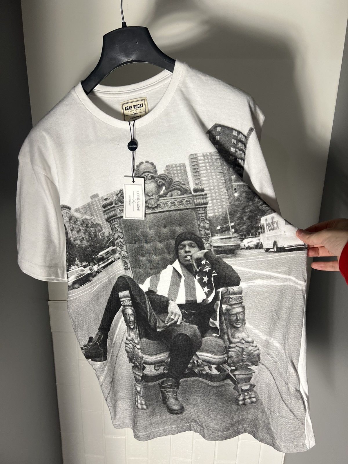 A$AP Rocky × Vintage VERY RARE ASAP ROCKY ELEVENPARIS BIG LOGO T-SHIRT DESIGNER Size US L / EU 52-54 / 3 - 4 Thumbnail