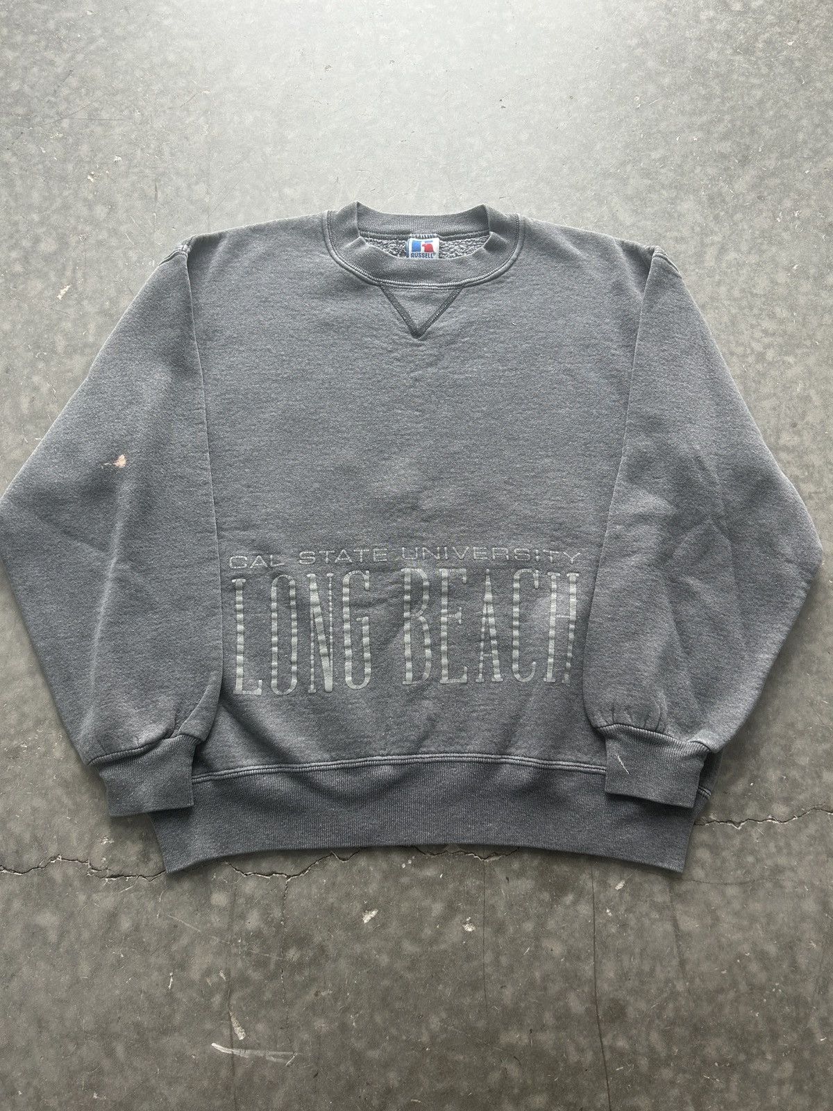 Russell Athletic × Vintage Vintage 90s Russell CSU Long Beach Sweatshirt Size US L / EU 52-54 / 3 - 1 Thumbnail
