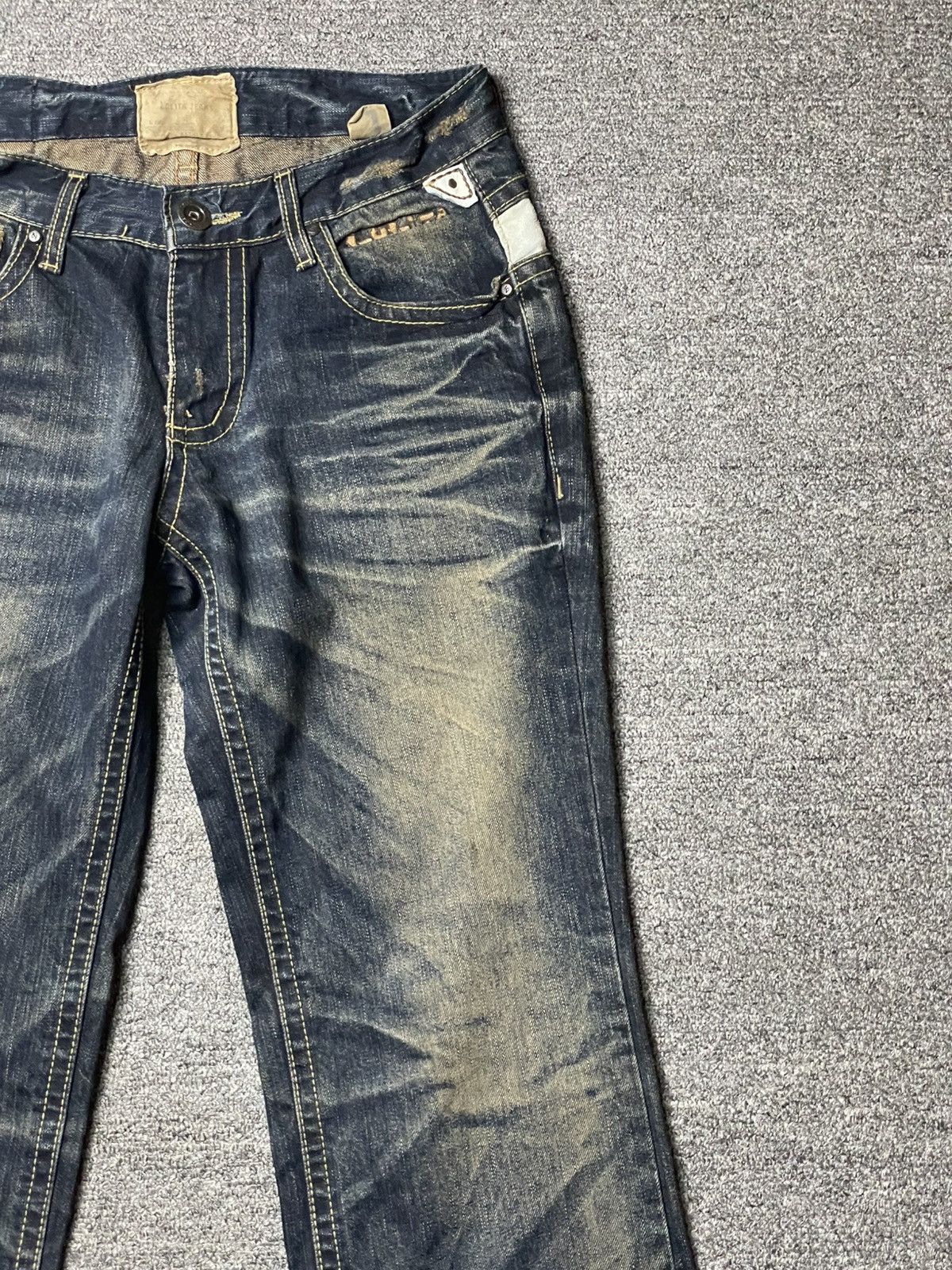 Japanese Brand × Vintage LOLITA JEANS Owl Rusty Blue Distressed Denim (92) Size US 32 / EU 48 - 12 Thumbnail